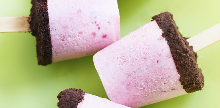 Bellwether Farms Strawberry Cheesecake Popsicles