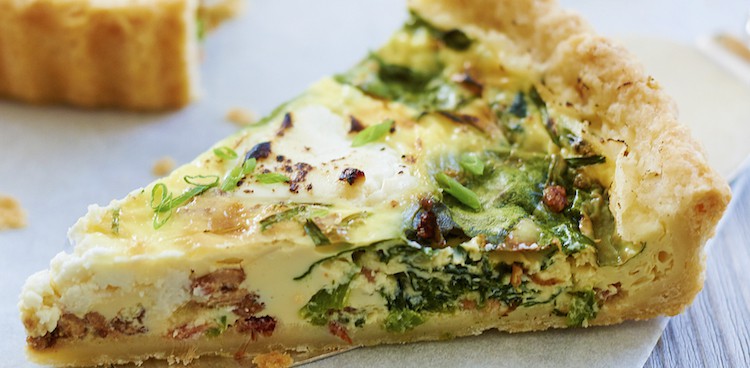 Little Nell's Goat Cheese and Bacon Tart