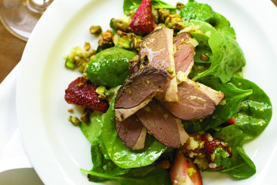 Smoked Duck Salad with Grana Padano