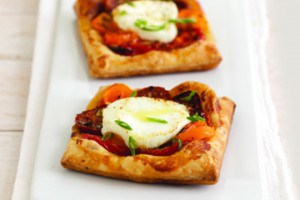 Mini Chèvre and Tomato Tarts