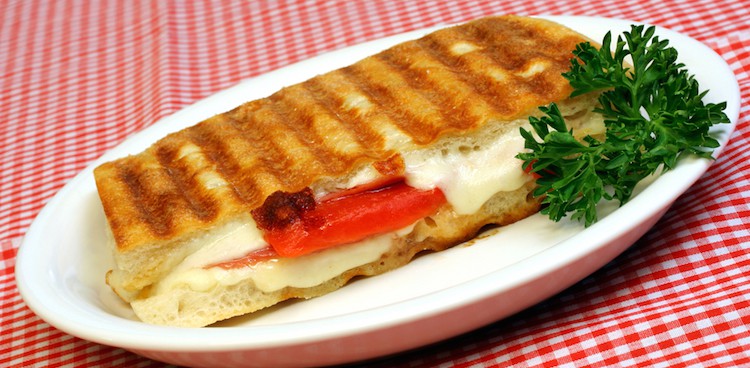 grilled cheese sandwich with bell pepper