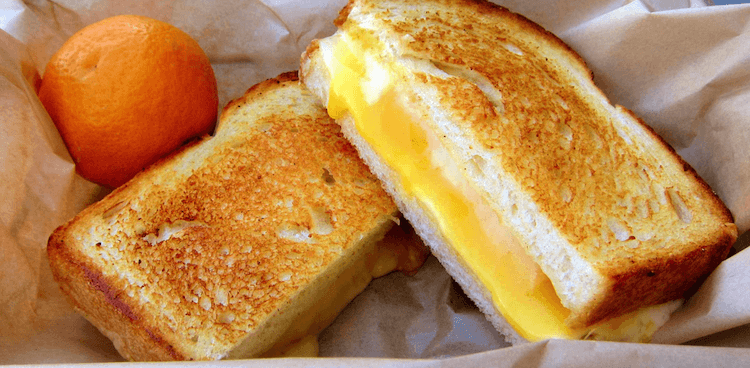 American grilled cheese sandwich