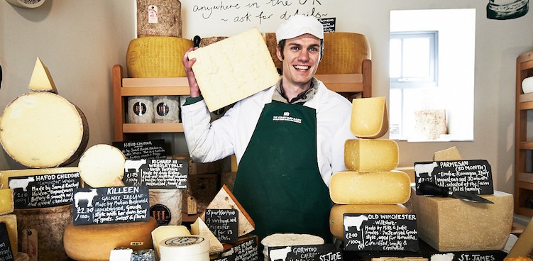 Andy Swinscoe of The Courtyard Dairy of North Yorkshire, England