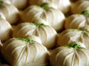 Sandesh from West Bengali flavored with date sugar | Photo credit: Image courtesy of