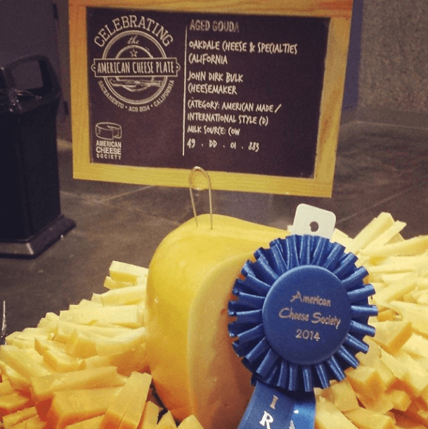 Oakdale Aged Gouda at the Festival of Cheese.