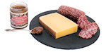culture's autumn 2014 centerfold offer: Almnas Tegel cheese, Strawberry conserve, and Di Bruno Bros. Finocchiona