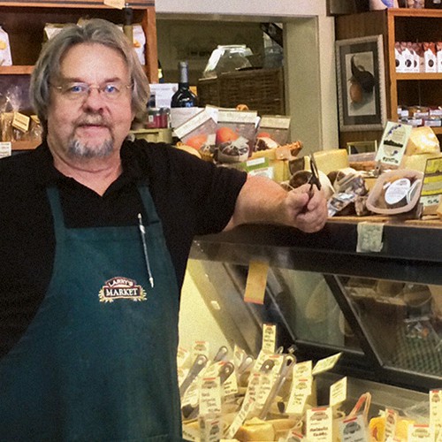 Cheesemonger Steve Ehlers of Larry’s Market in Milwaukee