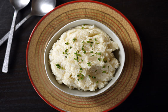 Parmesan Mashed Cauliflower