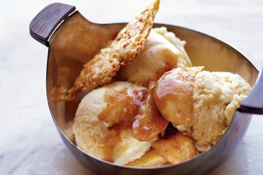 Apple Pie Sundaes with Cheddar Crust Shards