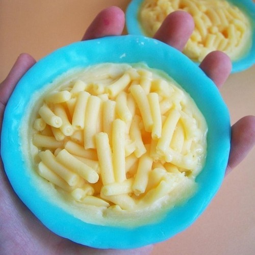 Mac and Cheese Soap by LoveLeeSoap via Etsy.