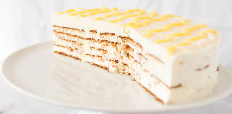 Lemon-Ginger Icebox Cake with BelGioioso Mascarpone