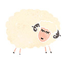 cartoon of sheep