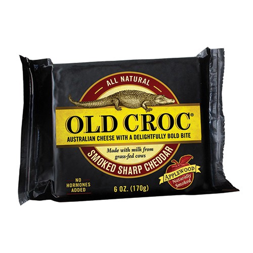 Old Croc Applewood Smoked Sharp Cheddar