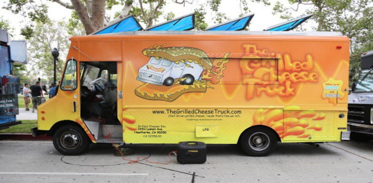 Photo of one of The Grilled Cheese Truck Inc.'s food trucks.