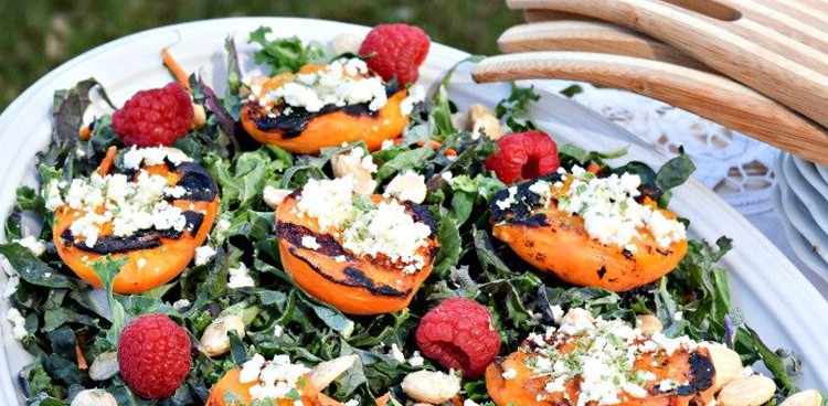 Simply Artisan Reserve Grilled Apricot & Kale Salad