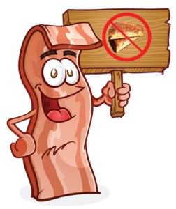 Photo Credit: modified from "Bacon Cartoon Character Holding a Wooden Sign" by Tony Oshlick | Shutterstock