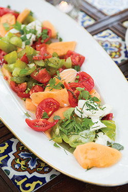 A luxurious simple salad for the depths of summer. Click here for the recipe.