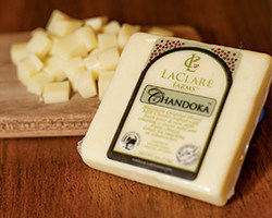 Cheddar-style goat's and cow's milk Chandoka