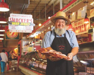 Meat purveyor Moses Smucker at Reading Terminal Market