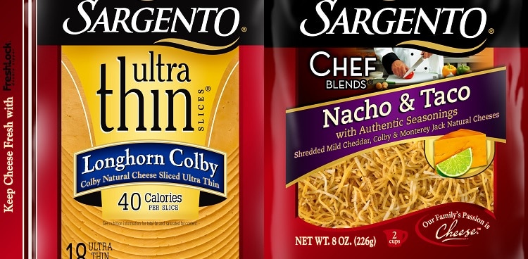 Recalled Sargento products