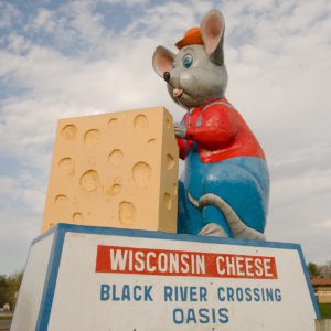 Wisconsin Mouse Holding Cheese