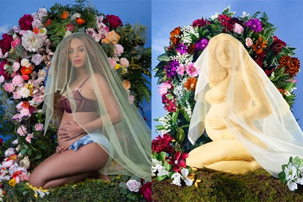 Brie-oncé and her muse. Photo Credit: @beyonce and @therobincollective Instagrams