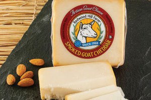 Redwood Hill Farm's smoked goat cheddar. Photo courtesy of Redwood Hill Farm.