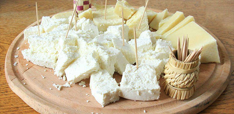 Telemea cheese from Romania