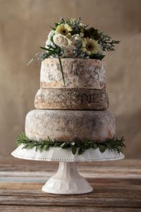 Wedding cheese cake from Gourmage. Photo credit: Pauline Stevens Photography