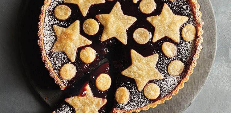 cherry jam tart