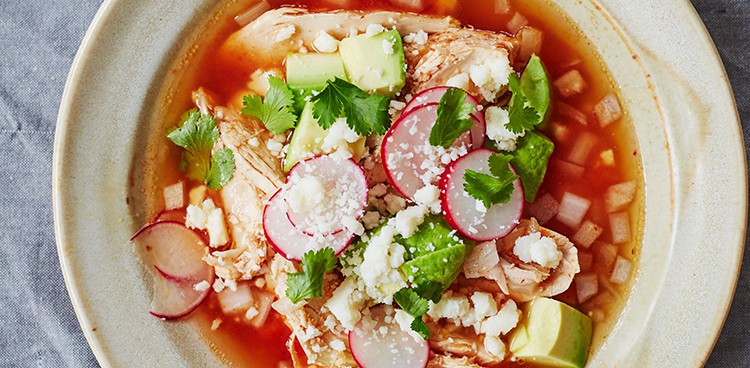 chicken tortilla soup. Photograph by Lauren Volo