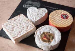 A selection of E. Graindorge cheeses