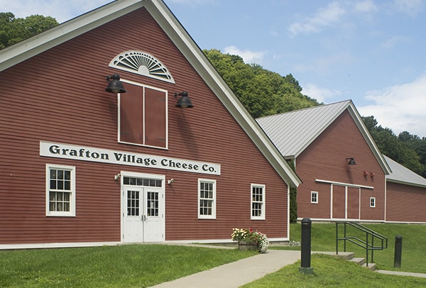 The Brattleboro facility houses a creamery and cheese shop.