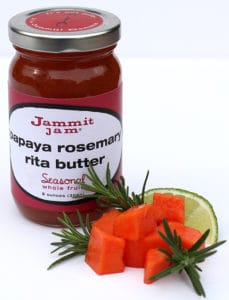 Jammit Jam's Papaya Rosemary Rita Butter
