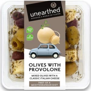 Unearthed's Olives with Provolone