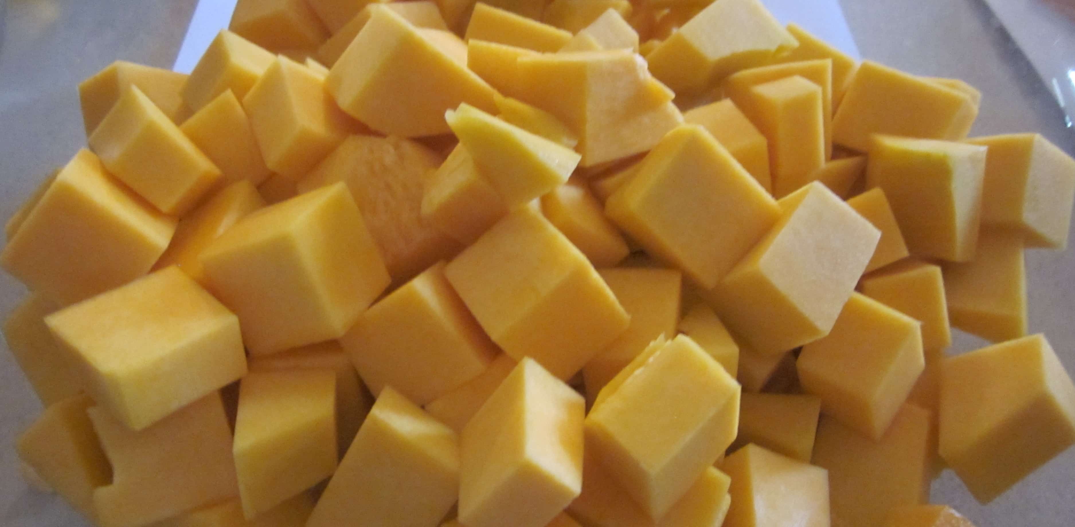 butternut squash cubes