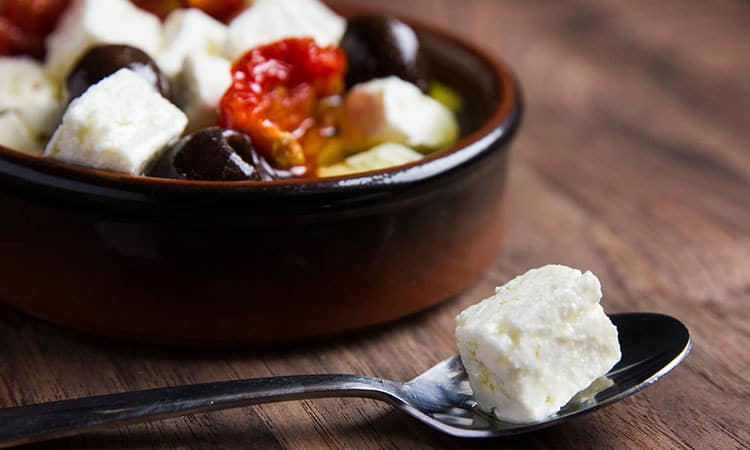 marinated feta