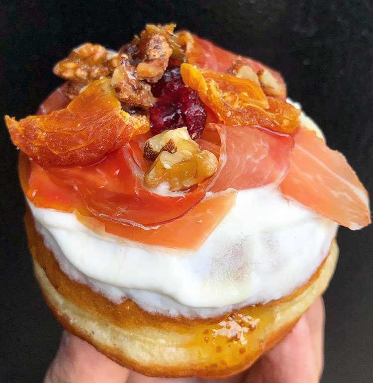 charcuterie doughnut