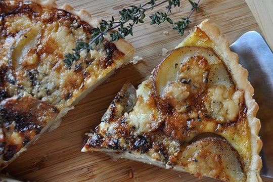 cheese and potato tart