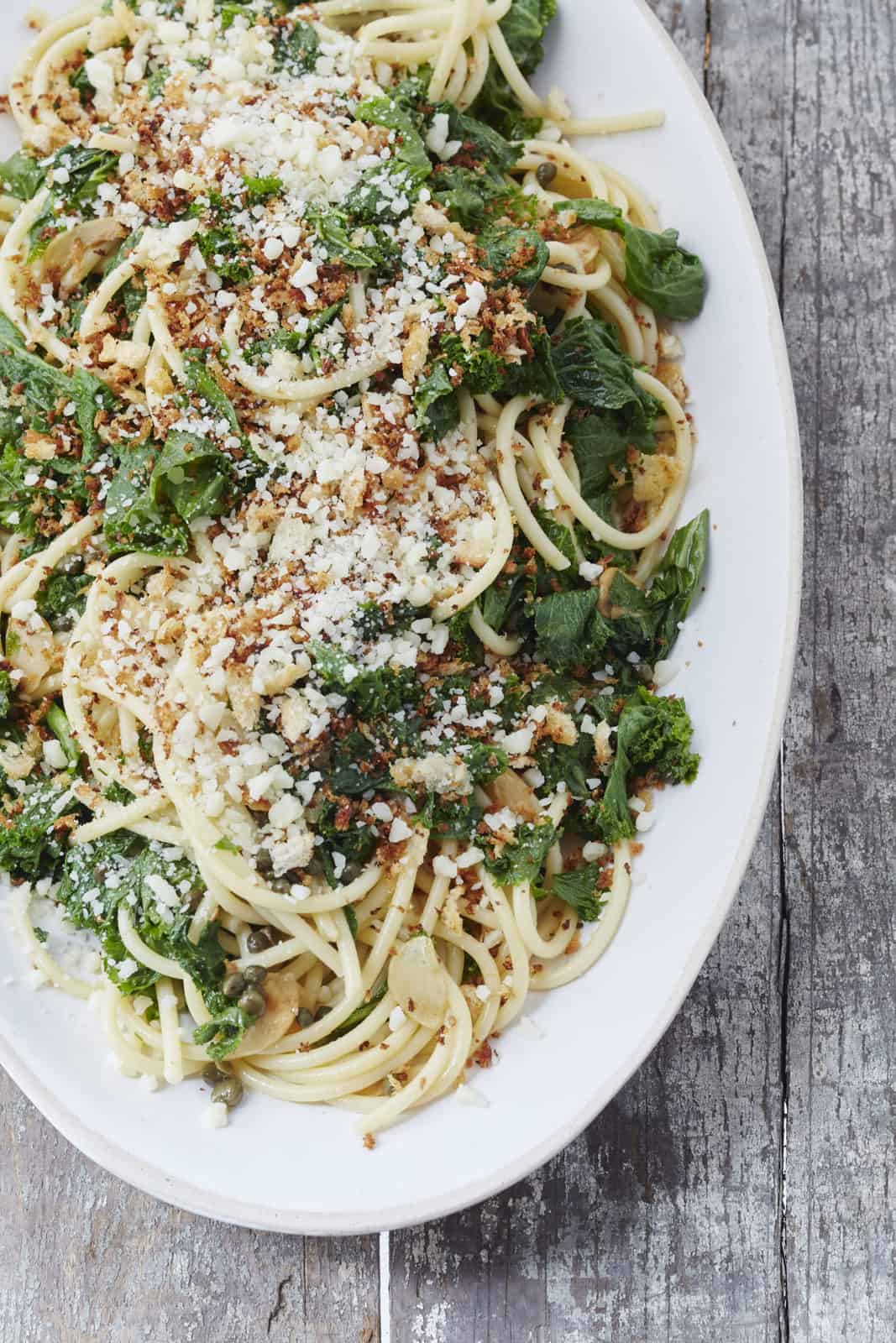 Bucatini with Bitter Greens | culture: the word on cheese