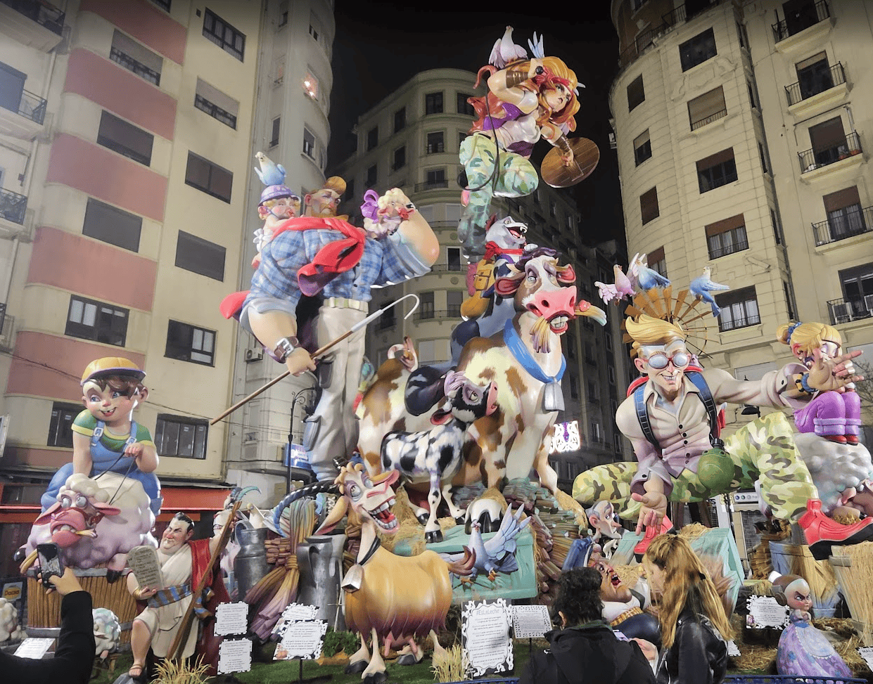 Artistic Display Erected To Honor Shepherds, Dairy Farmers