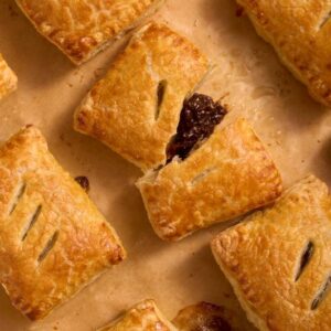 Hand Pies with Provolone and Spiced Plum Compote